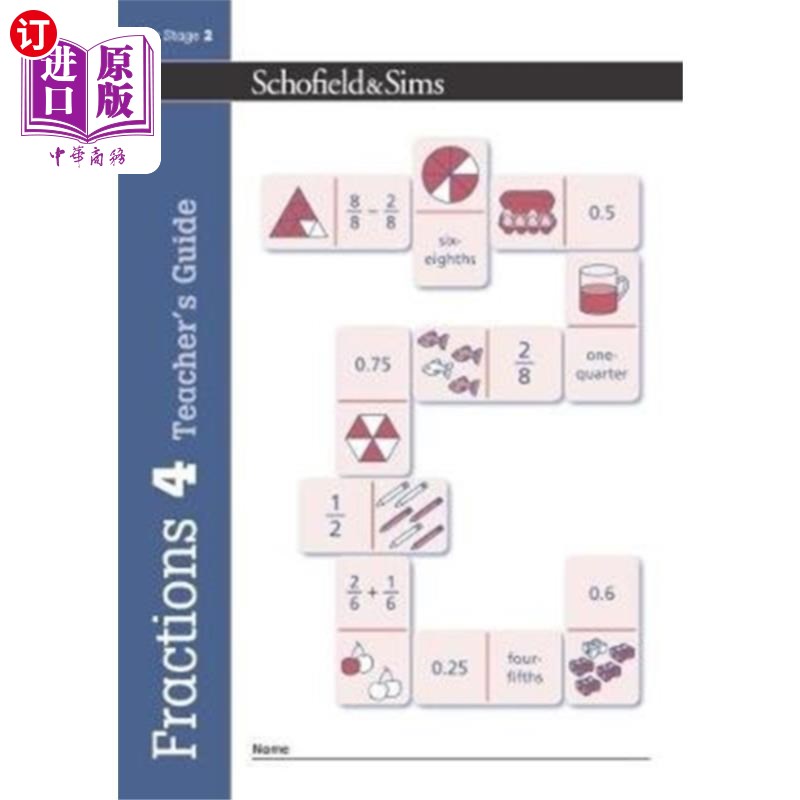 海外直订Fractions, Decimals and Percentages Book 4 Teach... 分数，小数和百分比第四册教师指南(四年级，8-9岁)