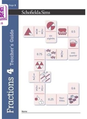 海外直订Fractions, Decimals and Percentages Book 4 Teach... 分数，小数和百分比第四册教师指南(四年级，8-9岁)