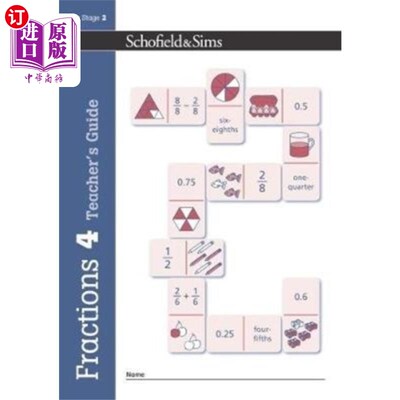 海外直订Fractions, Decimals and Percentages Book 4 Teach... 分数，小数和百分比第四册教师指南(四年级，8-9岁)