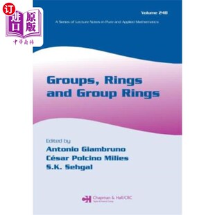 Group 海外直订Groups Rings and 环和组环 组