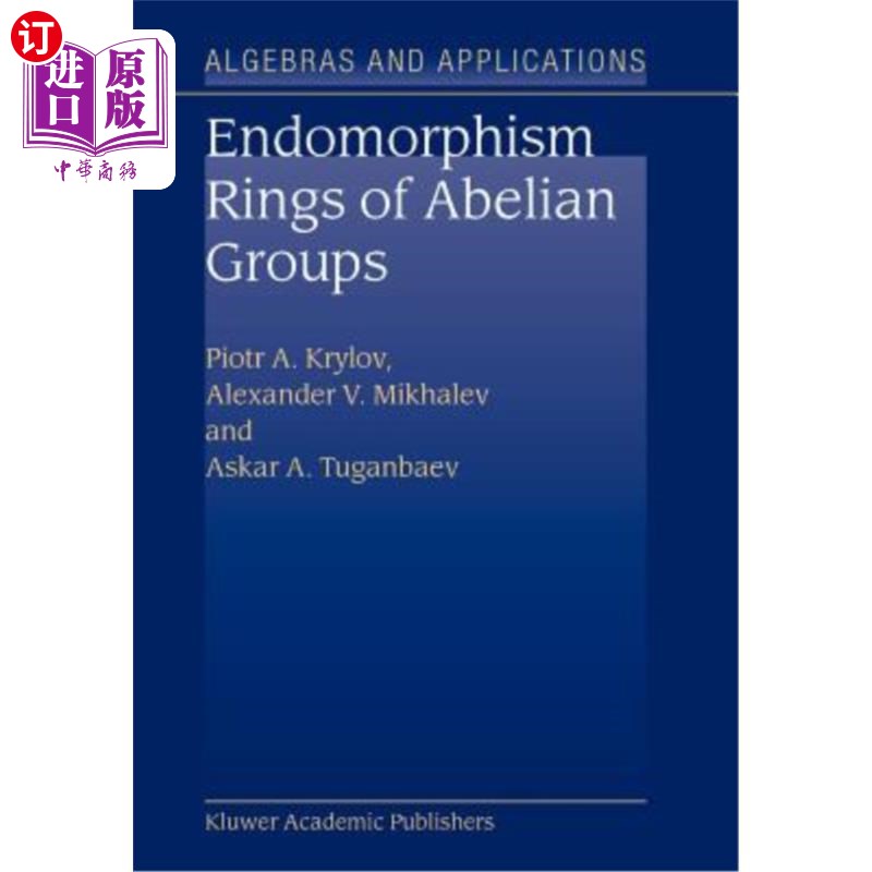 海外直订Endomorphism Rings of Abelian Groups 阿贝尔群的自同态环