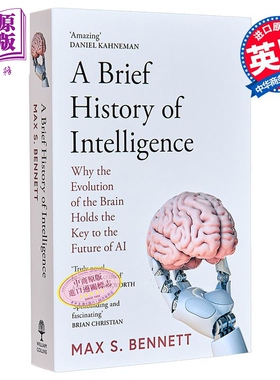 预售 智慧简史 A Brief History of Intelligence 英文原版 英版平装 智慧简史：进化、人工智能和塑造我们大脑的五个突破