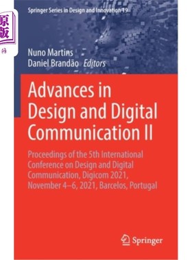 海外直订Advances in Design and Digital Communication II: Proceedings of the 5th Internat 设计与数字通信进展II:第五