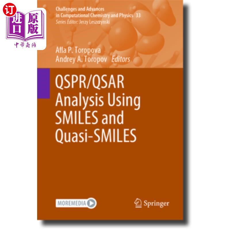 海外直订Qspr/Qsar Analysis Using Smiles and Quasi-Smiles 基于微笑和准微笑的Qspr/Qsar分析