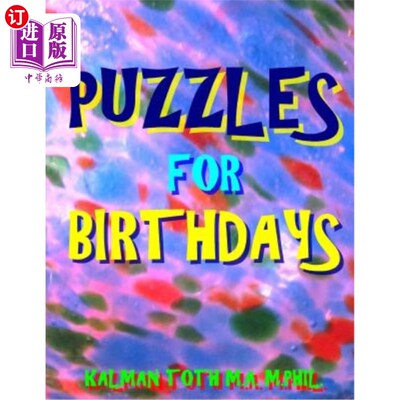 海外直订医药图书Puzzles for Birthdays: 133 Large Print Themed Word Search Puzzles 生日拼图：133大字印刷为主题的词搜