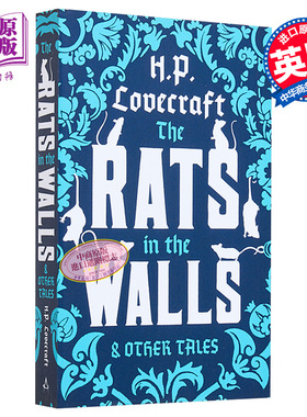 现货 Alma Classics:The Rats in the Walls 英文原版 洛夫克拉夫特：墙里的老鼠和其他的故事 H.P. Lovecraft【中商原版】