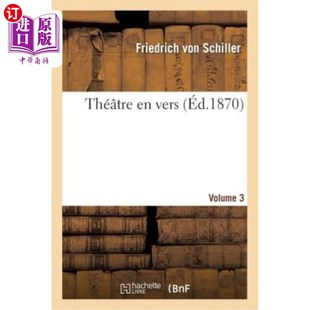 海外直订法语 Vers.Volume 戏剧与诗歌第3卷 Théatre