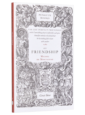 蒙田：论友谊 英文原版 Penguin Great Ideas : On Friendship Michel de Montaigne 【中商原版】