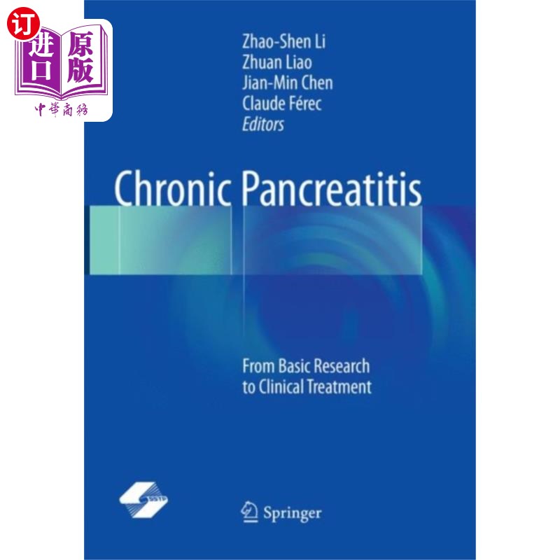 海外直订医药图书Chronic Pancreatitis 慢性胰腺炎