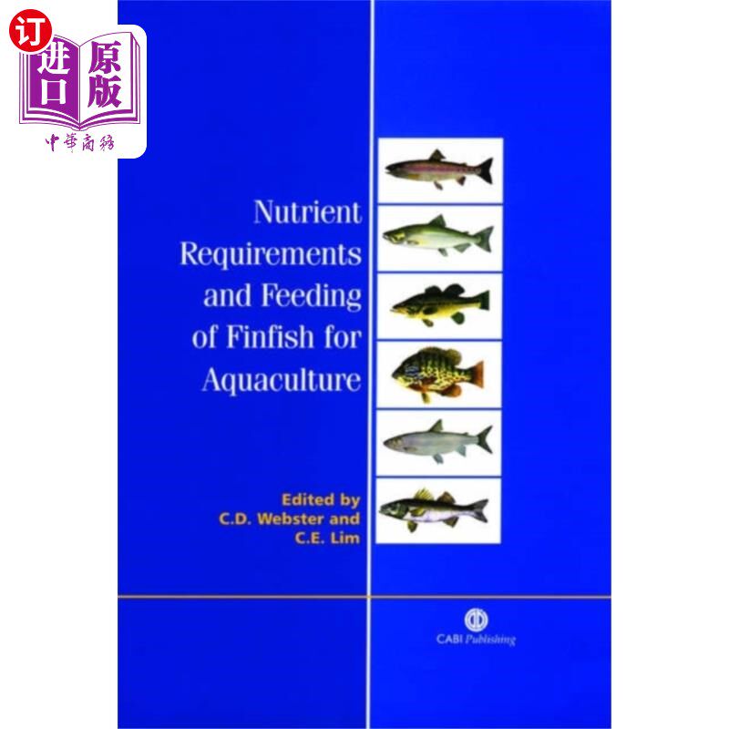 海外直订医药图书Nutrient Requirements and Feeding of Finfish for Aquaculture 水产养殖用鳍鱼的营养需求与摄食
