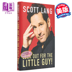 现货 蚁人 漫威电影 斯科特朗自传书 回忆录 Scott Lang Look Out For The Little Guy 英文原版 人物传记【中商原版】