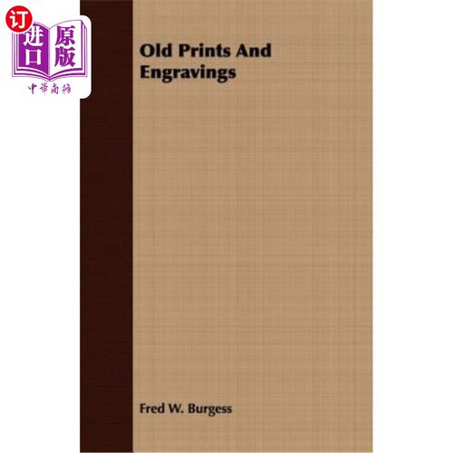 海外直订Old Prints and Engravings 旧版画和版画