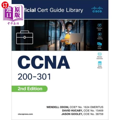海外直订CCNA 200-301 Official Cert Guide Library CCNA 200-301官方证书指南库
