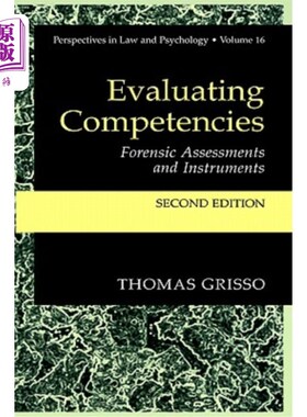 海外直订Evaluating Competencies: Forensic Assessments and Instruments 评估能力：法医评估和仪器