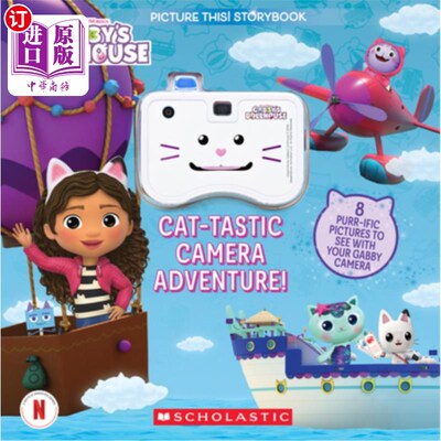 海外直订Cat-Tastic Camera Adventure! (Gabby's Dollhouse) a Picture This! Storybook 猫- tastic相机冒险！（加比的玩偶
