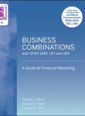 海外直订Business Combinations with SFAS 141 R,157, and 1... 与SFAS 141 R、157和160的业务组合