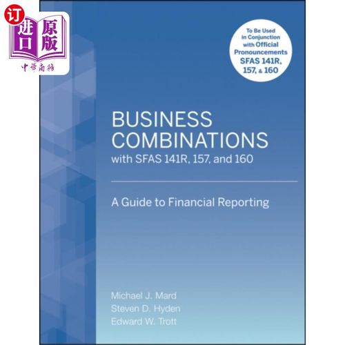 海外直订Business Combinations with SFAS 141 R,157, and 1... 与SFAS 141 R、157和160的业务组合