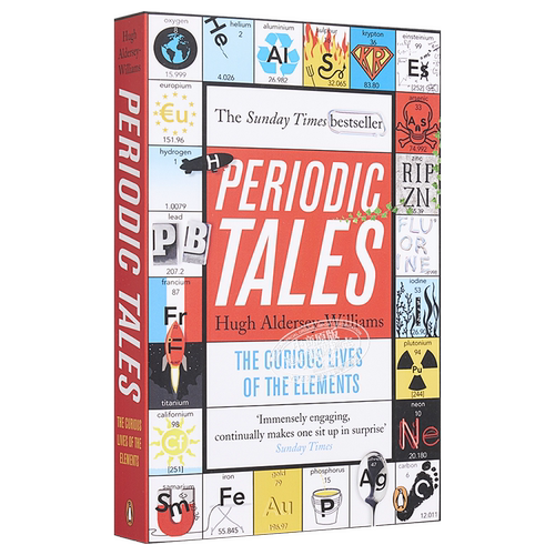 预售 元素周期表的故事 元素的奇妙生活 英文原版 Periodic Tales The Curious Lives of the Elements Hugh Aldersey-Williams