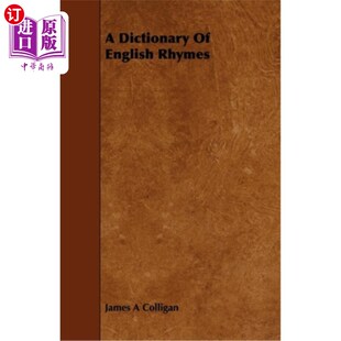 海外直订A Dictionary of English Rhymes 英语押韵词典