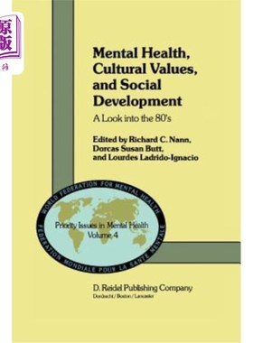 海外直订医药图书Mental Health, Cultural Values, and Social Development: A Look Into the 80's 心理健康、文化价值和社