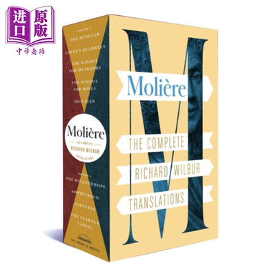 莫里哀 理查德 威尔伯翻译全集 英文原版 Moliere The Complete Richard Wilbur Translations【中商原版】