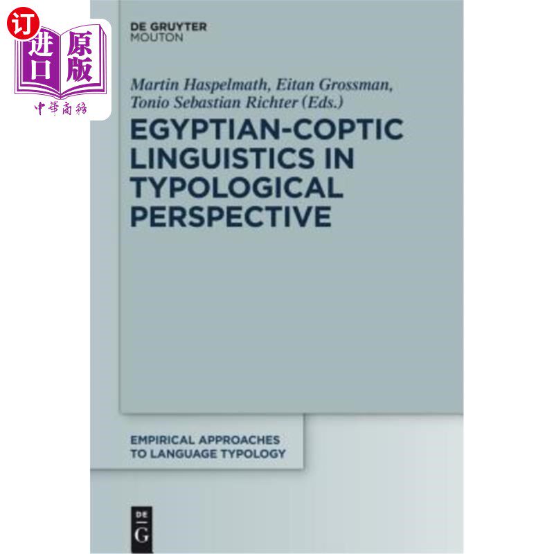 海外直订Egyptian-Coptic Linguistics in Typological Perspective 从类型学角度看埃及科普特语言学