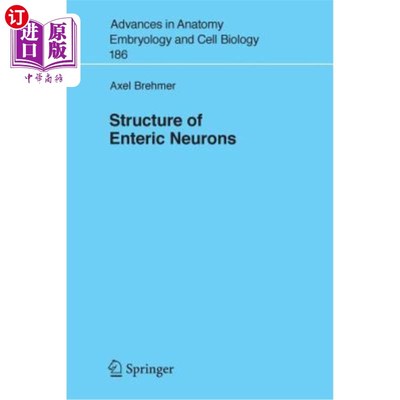 海外直订Structure of Enteric Neurons 肠神经元的结构