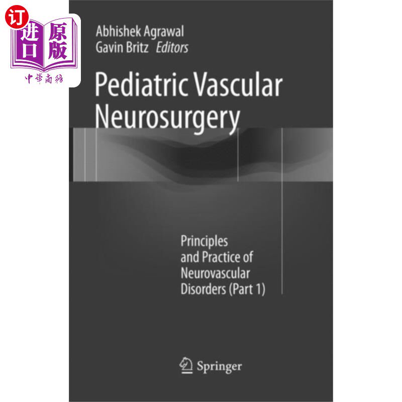 海外直订医药图书Pediatric Vascular Neurosurgery 小儿血管神经外科