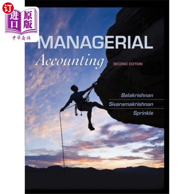 海外直订Managerial Accounting 2e WCLS 管理会计