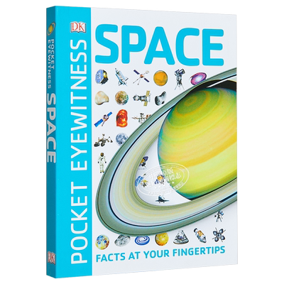 DK目击者口袋系列 太空 Pocket Eyewitness Space 英文原版 DK百科 太空常识全解【中商原版】