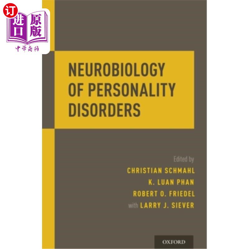 海外直订医药图书Neurobiology of Personality Disorders 人格障碍神经生物学