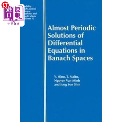 海外直订Almost Periodic Solutions of Differential Equati... Banach空间中微分方程的概周期解