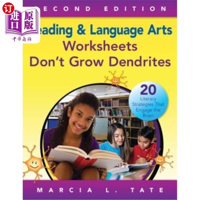 海外直订Reading and Language Arts Worksheets Don′t Grow Dendrites: 20 Literacy Str 阅读和语言艺术工作表