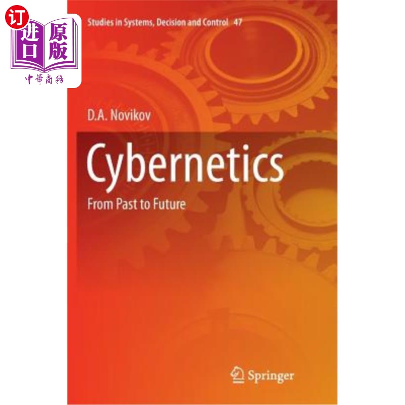 海外直订Cybernetics: From Past to Future 控制论：从过去到未来