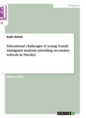 海外直订Educational challenges of young Somali immigrant students attending secondary sc