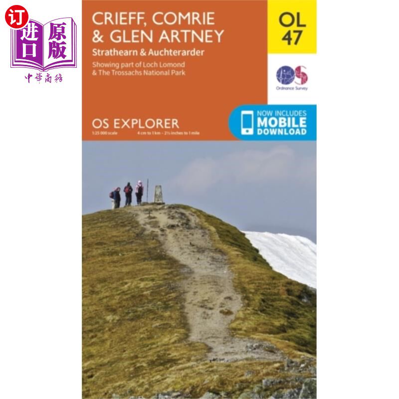 海外直订Crieff, Comrie & Glen Artney, Strathearn & Aucht... Crieff、Comrie 和 Glen Artney、Strathearn