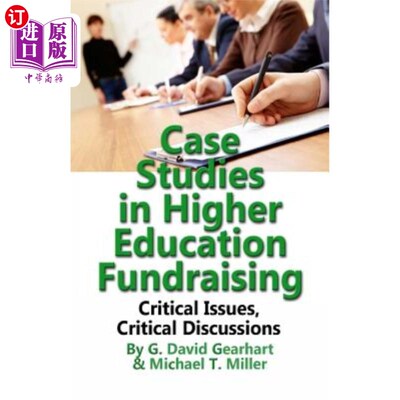 海外直订Case Studies in Higher Education Fundraising 高等教育筹资案例研究