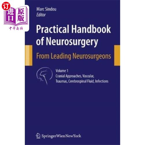 海外直订医药图书Practical Handbook of Neurosurgery 神经外科实用手册