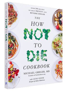 怎么才能不死菜谱 英文原版 The How Not To Die Cookbook Greger【中商原版】