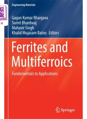 海外直订Ferrites and Multiferroics 铁氧体和多铁氧体