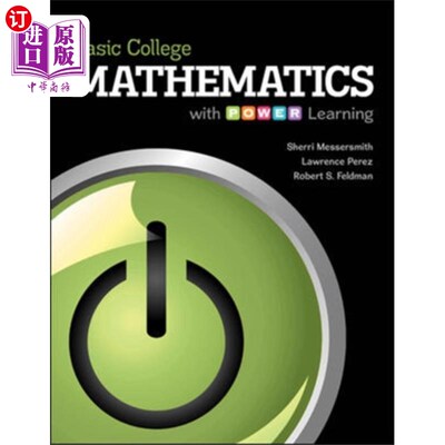 海外直订Basic College Mathematics with P.O.W.E.R. Learni... 大学基础数学与P.O.W.E.R.学习