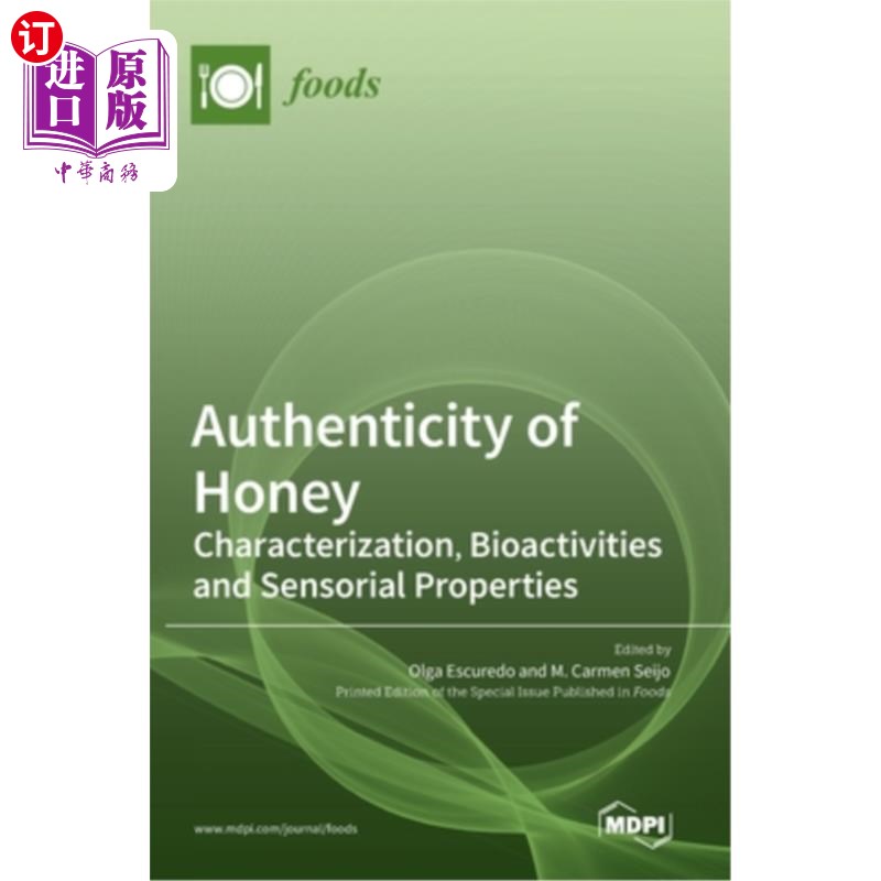 海外直订Authenticity of Honey 真实性的蜂蜜