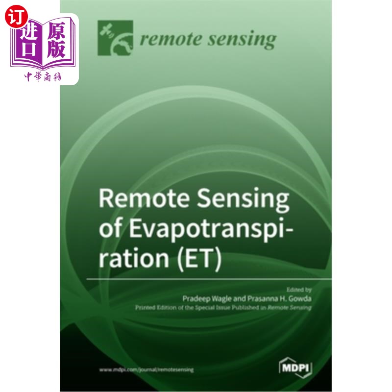 海外直订Remote Sensing of Evapotranspiration (ET) 蒸散量遥感