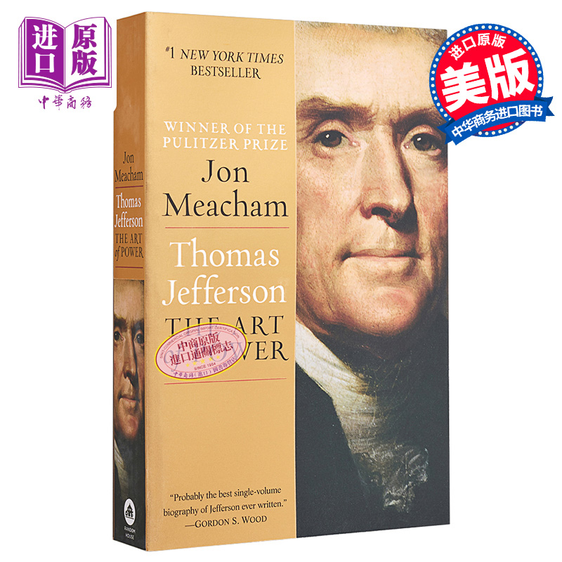 权力的艺术 托马斯 杰斐逊传 豆瓣阅读 英文原版 Thomas Jefferson The Art of Power Jon Meacham【中商原版】