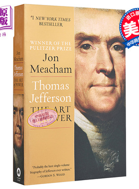 权力的艺术 托马斯 杰斐逊传 豆瓣阅读 英文原版 Thomas Jefferson The Art of Power Jon Meacham【中商原版】