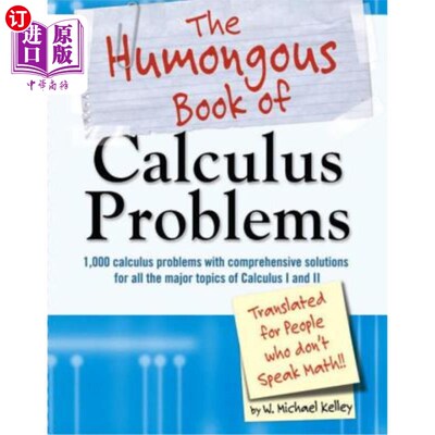 海外直订The Humongous Book of Calculus Problems 冗长的微积分问题书