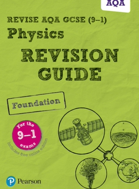 海外直订Pearson REVISE AQA GCSE (9-1) Physics Foundation Revision Guide 修订AQA GCSE（9-1）物理基础修订指南