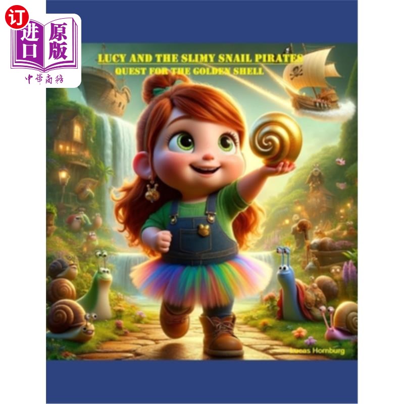 海外直订Lucy and the Slimy Snail Pirates: Quest for the Golden Shell 露西和黏蜗牛海盗：寻找金壳