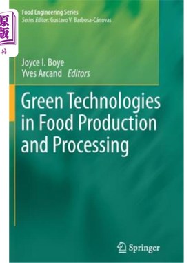 海外直订Green Technologies in Food Production and Processing 食品生产和加工中的绿色技术