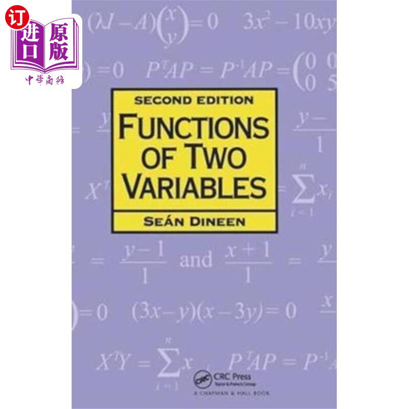 海外直订Functions of Two Variables 二元函数